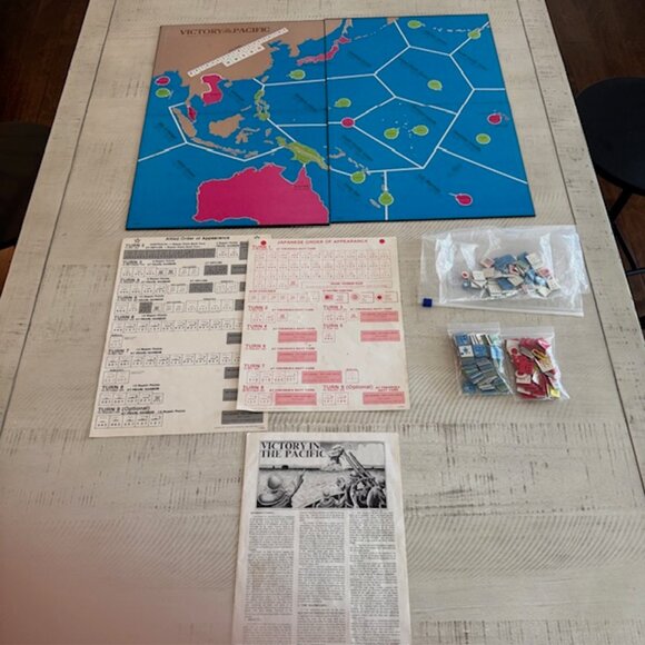 Rare, vintage 1977 Avalon Hill Victory in the Pacific - Picture 2 of 9